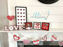 Load image into Gallery viewer, Valentine DIY Paint Kit Bundle, set of 3 | Heart Home Décor | Kids Craft Project Gift