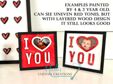 Load image into Gallery viewer, Valentine DIY Paint Kit Bundle, set of 3 | Heart Home Décor | Kids Craft Project Gift