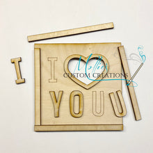 Load image into Gallery viewer, Valentine DIY Paint Kit Bundle, set of 3 | Heart Home Décor | Kids Craft Project Gift