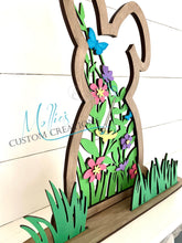 Load image into Gallery viewer, Floral Bunny DIY Paint Kit | Spring Décor | Easter Décor | Large Display | Art Project