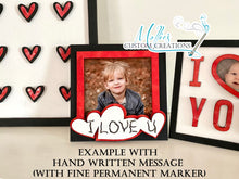 Load image into Gallery viewer, 'I Love U' Photo Frame Paint Kit | Home Décor | Kids Craft Project Gift