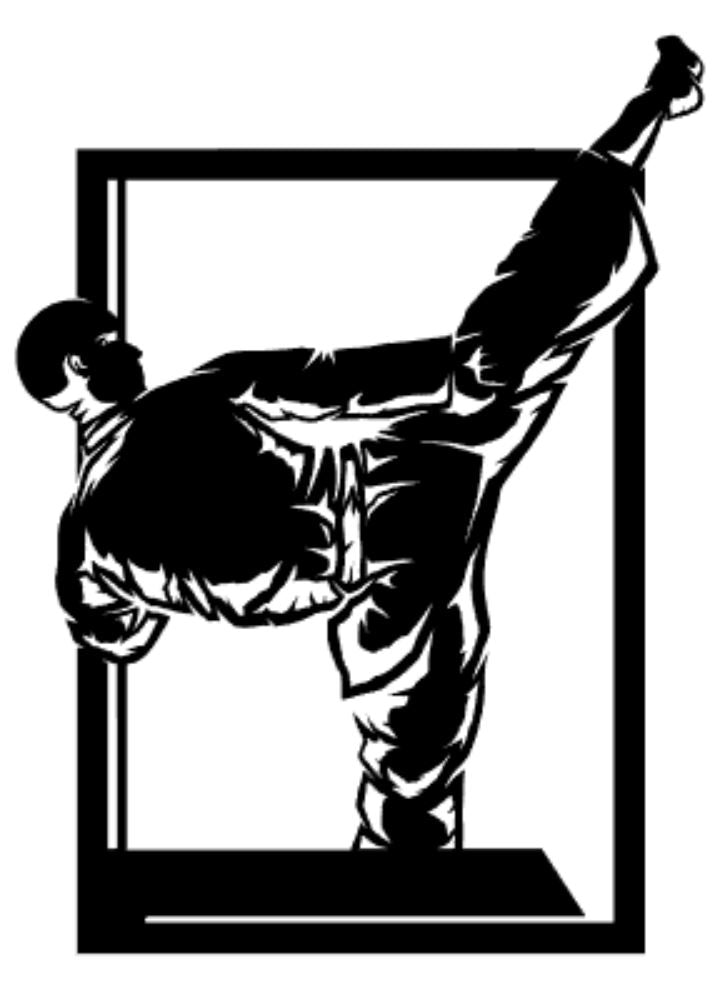 Custom Martial Arts Sign or Sports Photo Frame, Personalized Plaque