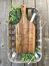 Load image into Gallery viewer, Custom Handwritten Recipe Cutting Board | Engraved Family Recipe | Personalized Gift