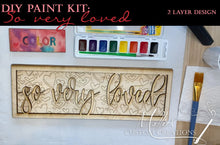 Load image into Gallery viewer, 'So Very Loved' DIY Paint Kit | Art Craft Project | Gift for Loved One