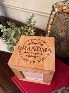 Personalized Photo Cube | Custom Gift | Baby, Wedding, Memorial, Grandparents