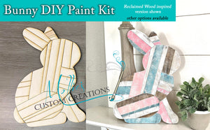 Bunny Décor DIY Paint Kit (Bunny Only) | DIY Craft Kit | Art Project | Shiplap