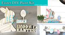 Load image into Gallery viewer, Easter / Spring Décor DIY Paint Kit, FULL set!! DIY Craft Kit | Hoppy Easter | Art Project
