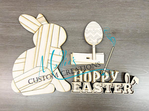 Easter / Spring Décor DIY Paint Kit, FULL set!! DIY Craft Kit | Hoppy Easter | Art Project