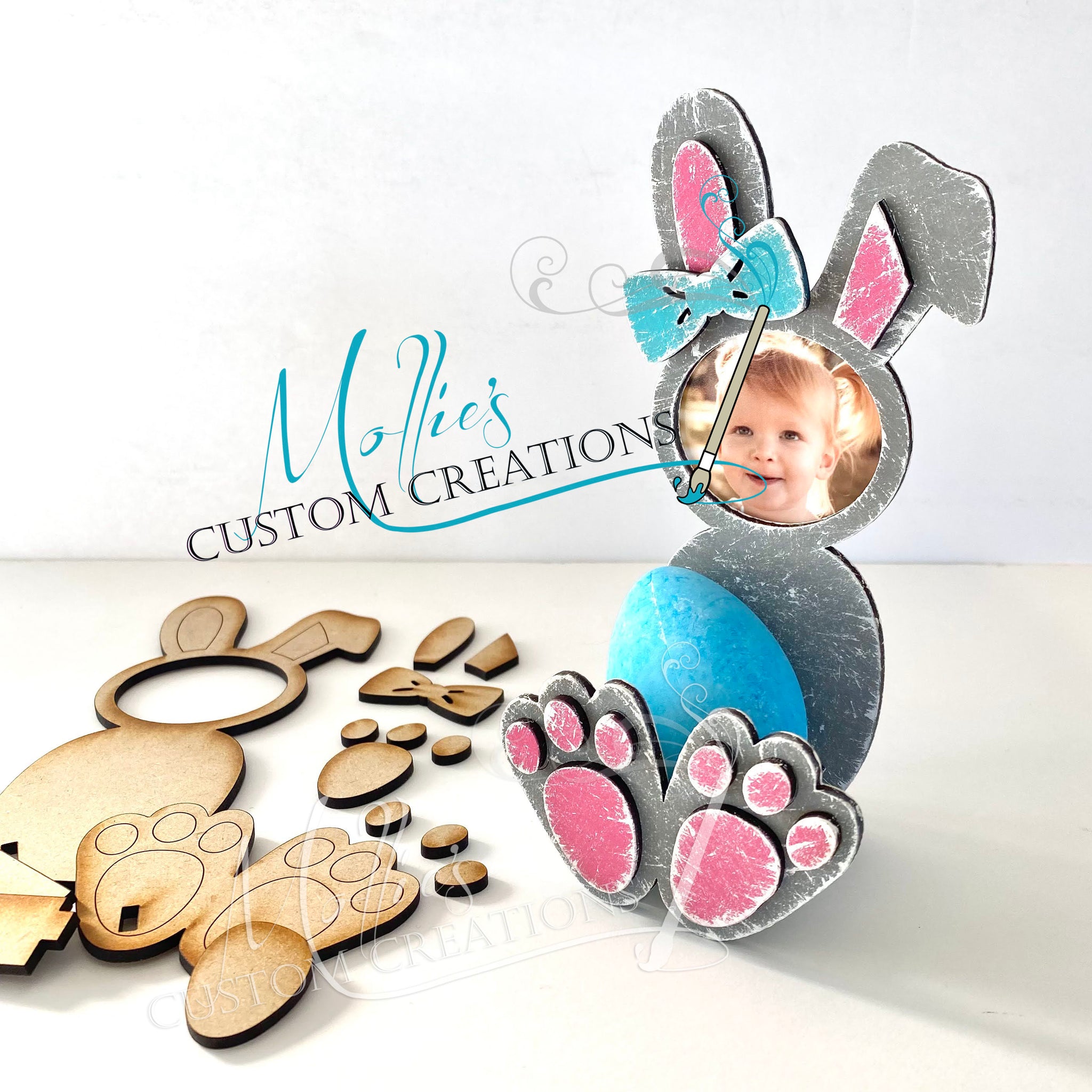 Personalized Easter Egg Mini Paint Kit - Easter Basket Filler