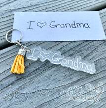 Load image into Gallery viewer, Custom Handwritten Keychain | Your Handwriting | Personalized Message Keychain
