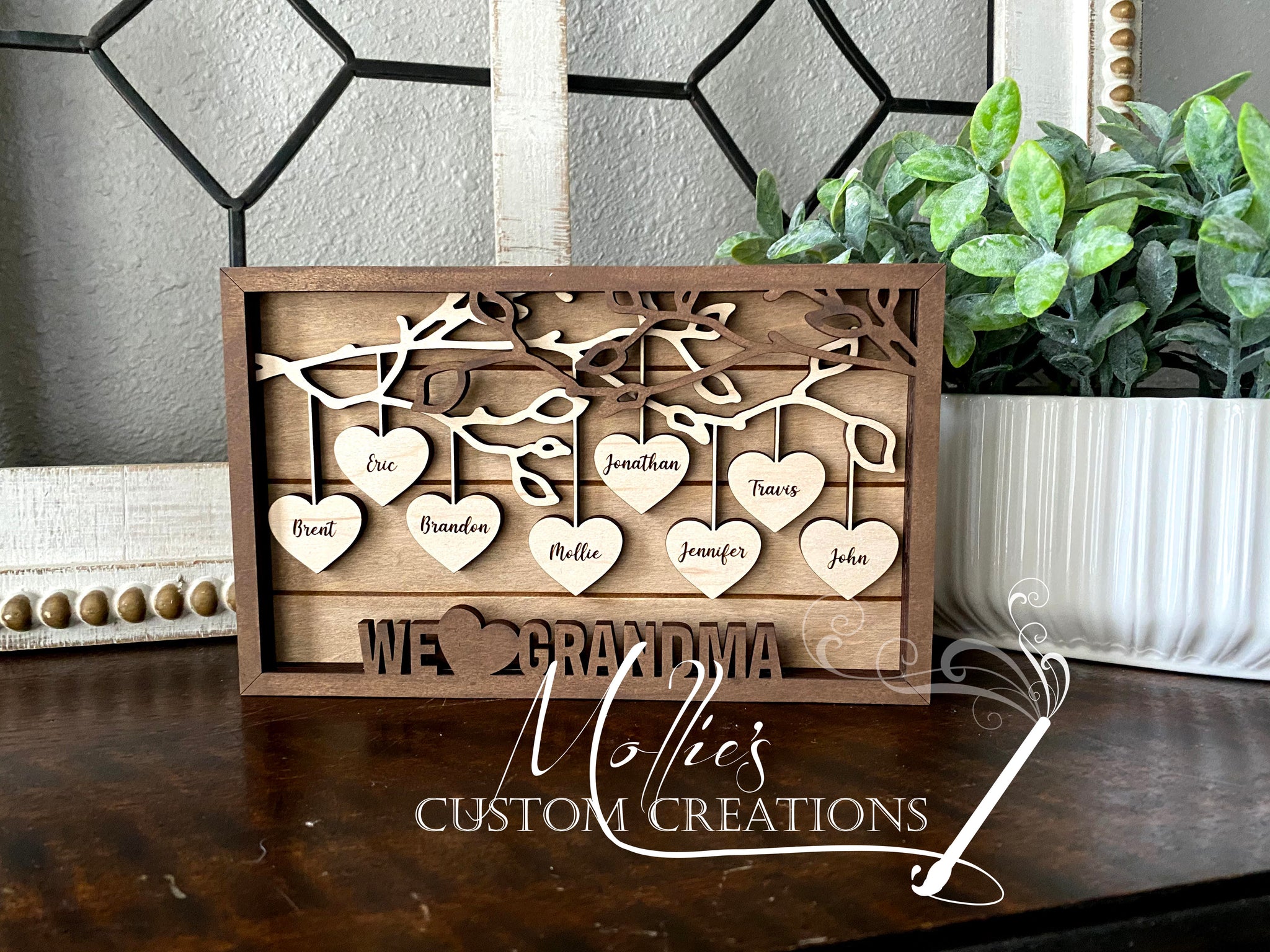 Custom Love Wooden Hearts | Custom Hanging Hearts | Personalized Hearts |  Laser Engraved Hearts | Small Hearts | Message Heart