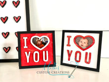 Load image into Gallery viewer, &#39;I Heart YOU&#39; Photo Frame Paint Kit | I Love You | Home Décor | Kids Craft Project Gift
