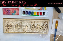 Load image into Gallery viewer, &#39;So Very Loved&#39; DIY Paint Kit | Art Craft Project | Gift for Loved One
