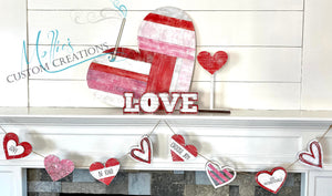 Valentine Décor DIY Paint Kit, FULL set!! | DIY Craft Kit | Valentine’s Day | Art Project | Farmhouse Sign