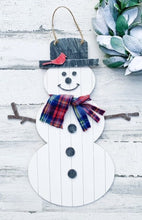 Load image into Gallery viewer, Build A Snowman DIY Paint Kit | Craft Kit | DIY Winter Décor | Christmas
